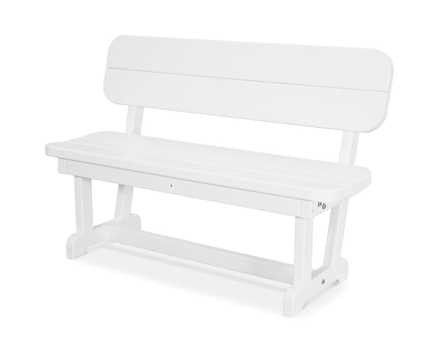 POLYWOOD Park 48" Bench in White