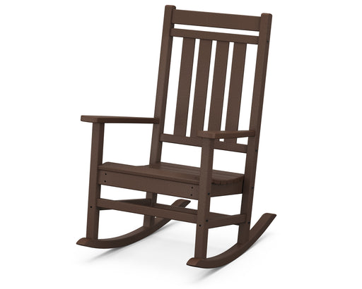 POLYWOOD Estate Rocking Chair in Mahogany
