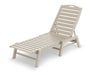 POLYWOOD Nautical Chaise in Sand