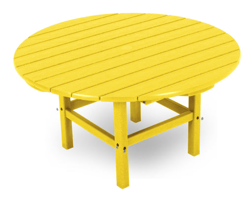 POLYWOOD Round 38" Conversation Table in Lemon