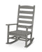 POLYWOOD Shaker Porch Rocking Chair in Slate Grey