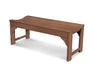 POLYWOOD Traditional Garden 48" Backless Bench in Teak