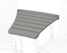 POLYWOOD 600 Series Angled Adirondack Dining Connecting Table in Slate Grey