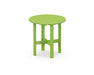 POLYWOOD Round 18" Side Table in Lime