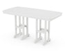POLYWOOD Nautical 37" x 72" Counter Table in White