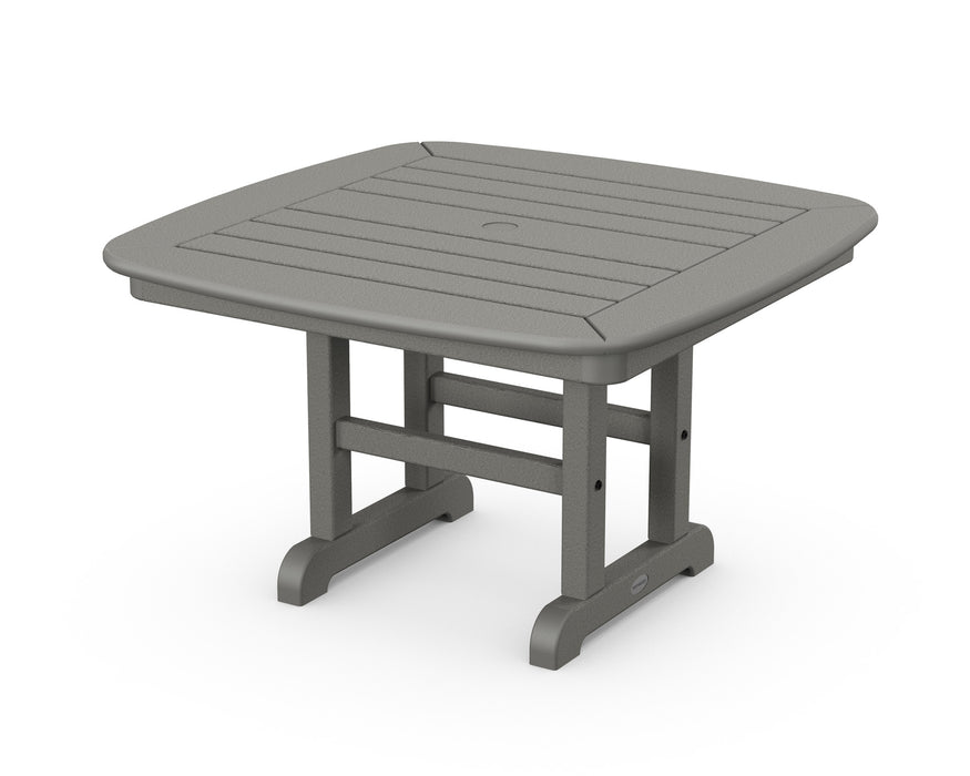 POLYWOOD Nautical 31" Conversation Table in Slate Grey
