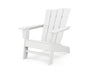 POLYWOOD The Wave Chair Right in White