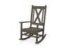 POLYWOOD Braxton Porch Rocking Chair in Vintage Coffee