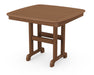POLYWOOD Nautical 37" Dining Table in Teak