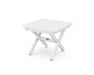 POLYWOOD Square 18" Side Table in White