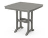 POLYWOOD Nautical Trestle 37" Counter Table in Slate Grey