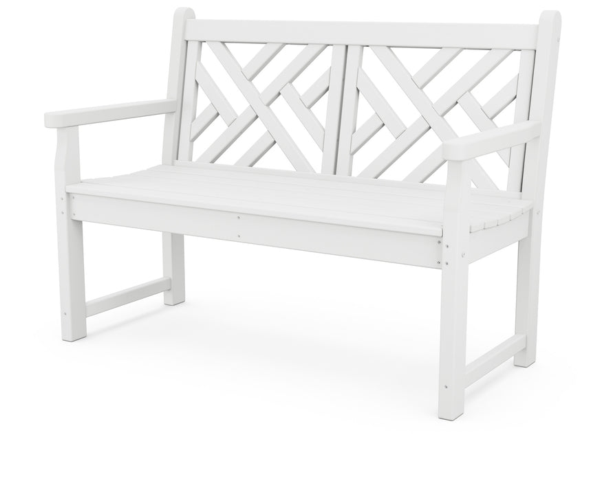 POLYWOOD Chippendale 48" Bench in White