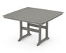 POLYWOOD Nautical Trestle 59" Counter Table in Slate Grey