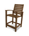POLYWOOD Signature Counter Chair in Teak