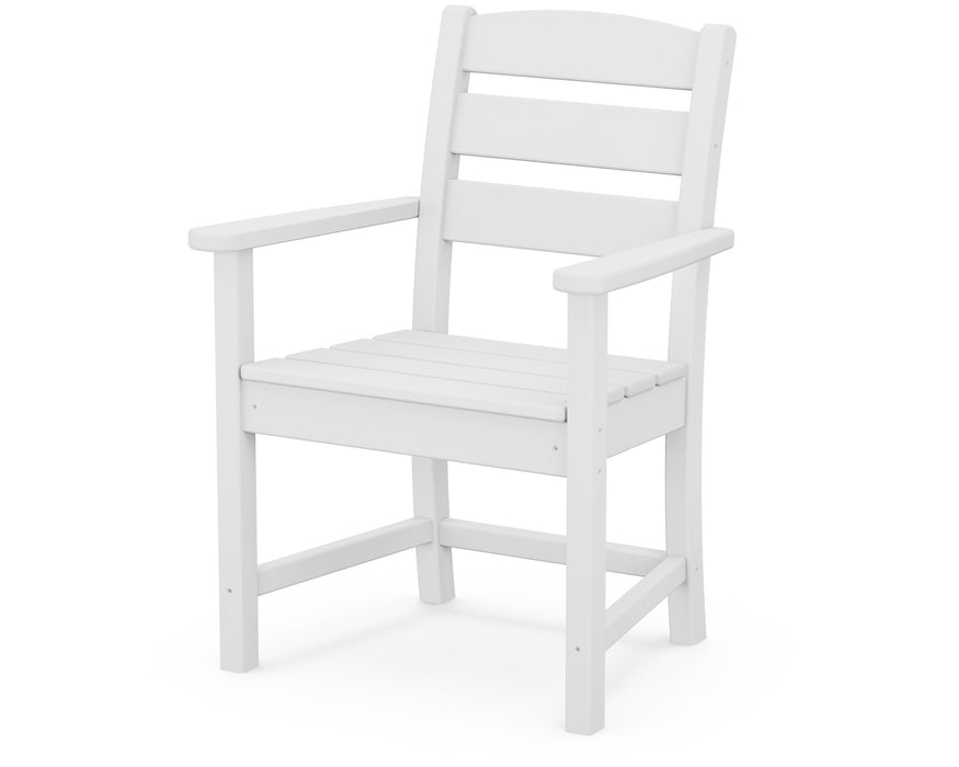 POLYWOOD Lakeside Dining Arm Chair in White