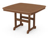 POLYWOOD Nautical 44" Dining Table in Teak