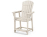 POLYWOOD Nautical Curveback Adirondack Counter Chair in Sand