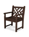 POLYWOOD Chippendale Garden Arm Chair in Mahogany