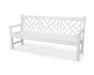 POLYWOOD Rockford 72" Chippendale Bench in White