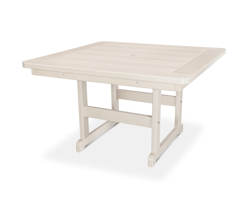 POLYWOOD Park 48" Square Table in Sand
