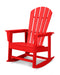POLYWOOD South Beach Rocking Chair in Sunset Red