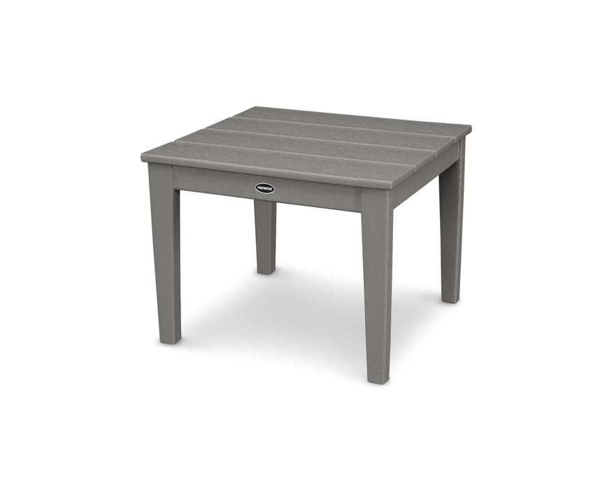 POLYWOOD Newport 22" End Table in Slate Grey