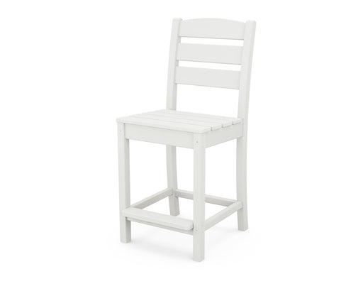 POLYWOOD Lakeside Counter Side Chair in Vintage White