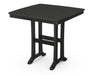 POLYWOOD Nautical Trestle 37" Counter Table in Black
