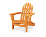 POLYWOOD Classic Folding Adirondack Chair in Tangerine