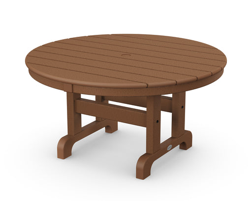 POLYWOOD Round 36" Conversation Table in Teak