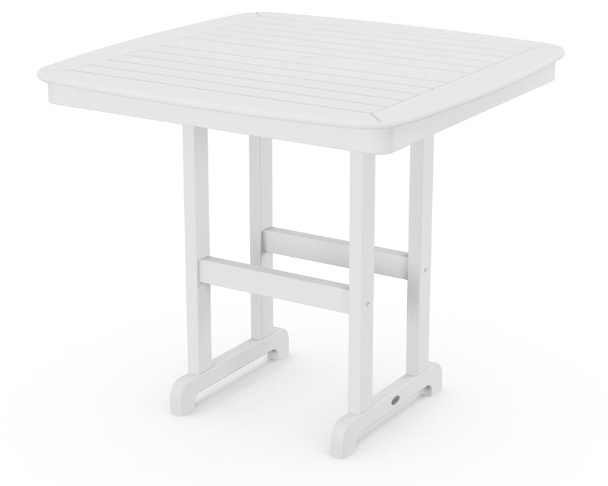 POLYWOOD Nautical 44" Counter Table in White