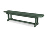 POLYWOOD Park 72" Harvester Backless Bench in Green
