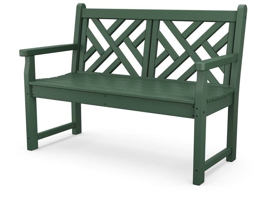 POLYWOOD Chippendale 48" Bench in Green