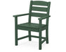 POLYWOOD Lakeside Dining Arm Chair in Green