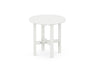 POLYWOOD Round 18" Side Table in Vintage White