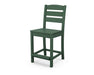 POLYWOOD Lakeside Counter Side Chair in Green
