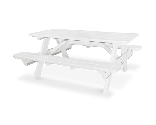 POLYWOOD Park 72" Picnic Table in Slate Grey