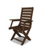 POLYWOOD Captain Dining Chair in Mahogany