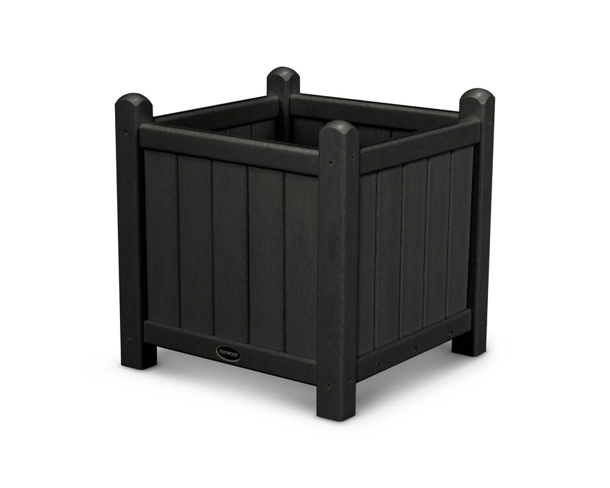 POLYWOOD Traditional Garden 16" Planter in Black