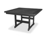 POLYWOOD Park 48" Square Table in Black