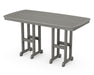 POLYWOOD Nautical 37" x 72" Counter Table in Slate Grey