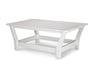 POLYWOOD Harbour Slat Coffee Table in White