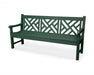 POLYWOOD Rockford 72" Chippendale Bench in Green