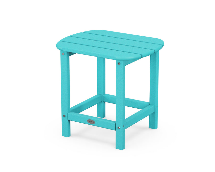 POLYWOOD South Beach 18" Side Table in Teak
