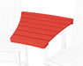 POLYWOOD 600 Series Angled Adirondack Dining Connecting Table in Sunset Red