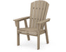 POLYWOOD Nautical Curveback Adirondack Dining Chair in Vintage Sahara