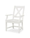 POLYWOOD Braxton Dining Arm Chair in White