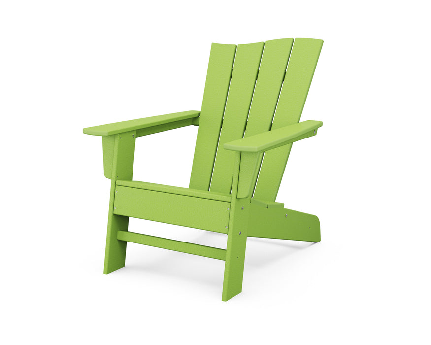 POLYWOOD The Wave Chair Right in Lime