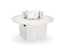 POLYWOOD Round 48" Fire Pit Table in Vintage White