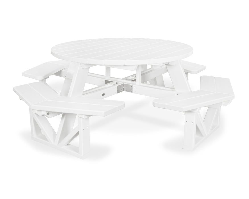 POLYWOOD Park 53" Octagon Table in White